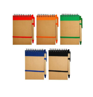 libreta-ecologica Libreta ecológica espiral con lapicero